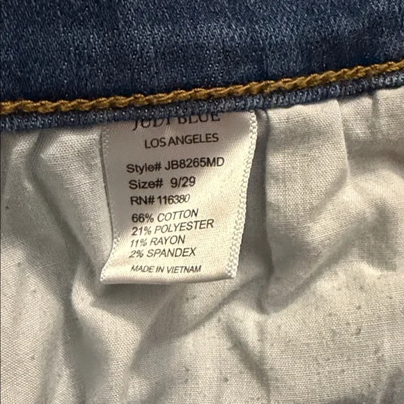 Judy Blue Straight with leopard - Picture 4 of 6